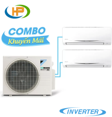Máy lạnh Multi S Daikin Inverter 2.0 HP - MKC50RVMV/CTKC25RVMV + CTKC25RVMV (Combo khuyến mãi)